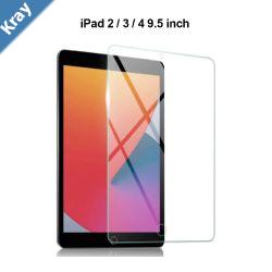 USP Apple iPad 9.5 4th3rd2nd 2.5D Full Coverage Tempered Glass Screen Protector  Rounded Edges  High Transparency 9H Hardness Dustfree