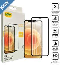 USP Apple iPhone 12 Mini Armor Glass Full Cover Screen Protector  5X Anti Scratch Technology Perfectly Fit Curves