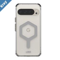 UAG Plyo Pro Google Pixel 9 Pro XL 6.8 Rugged Case  IceSilver 614456114333 16 ft. Drop Protection 4.8M AirSoft Corners 10 Years Warranty
