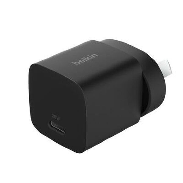 Belkin BoostCharge 25W USBC Cubic Wall Charger  Black