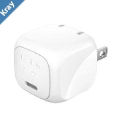 Belkin BoostCharge Compact USBC PD Wall Charger with PPS 45W  White WCA013auWH Travel Friendly  CEW Coverage of Up to 2500 2 Years Warranty