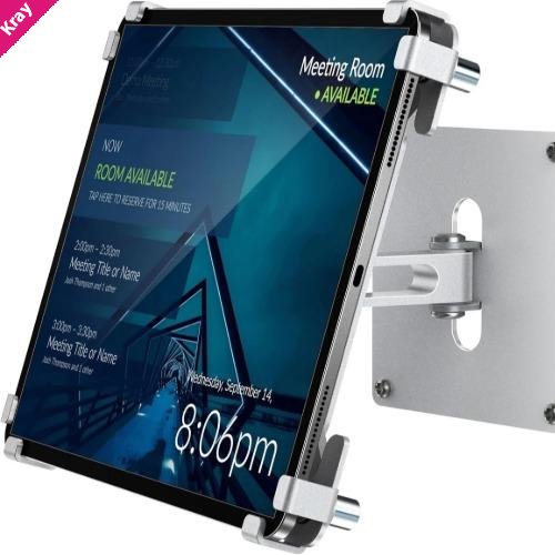 USP Apple iPad (11') (A16) (11th Gen) Wall Mount Silver - Universal Compatibility, Easy & Secure Installation, 360° Rotation, 3 Years Warranty