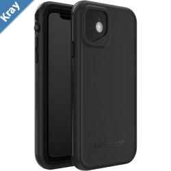 LifeProof FRE Apple iPhone 11 Case Black  7762484 WaterProof 2M DropProof DirtProof SnowProof 360 ProtectionBuiltIn ScreenCover