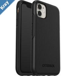 OtterBox Symmetry Apple iPhone 11 Case Black  7762467 Antimicrobial DROP 3X Military Standard Raised Edges UltraSleek Durable Protection