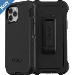 OtterBox Defender Apple iPhone 11 Pro Case Black  7762519 DROP 4X Military Standard MultiLayer Included Holster Raised Edges Rugged