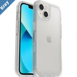 OtterBox Apple iPhone 13 Symmetry Series Clear Antimicrobial Case  Clear 7785303 3X Military Standard Drop Protection Durable Protection
