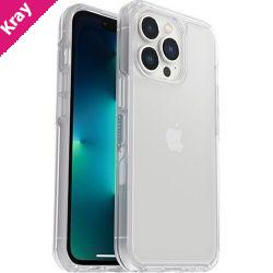 OtterBox Symmetry Clear Apple iPhone 13 Pro Case Clear - (77-83490), Antimicrobial, DROP+ 3X Military Standard, Raised Edges, Ultra-Sleek
