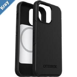 OtterBox Symmetry MagSafe Apple iPhone 13 Pro Case Black  7783588 Antimicrobial DROP 3X Military Standard Raised Edges UltraSleek