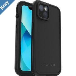 LifeProof FRE Apple iPhone 13 Case Black  7785527 WaterProof 2M DropProof DirtProof SnowProof 360 ProtectionBuiltIn ScreenCover