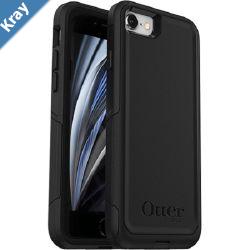 OtterBox Commuter Apple iPhone SE 3rd  2nd Gen and iPhone 87 Case Black  7756650 Antimicrobial DROP 3X Military Standard DualLayer
