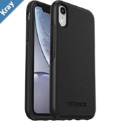 OtterBox Symmetry Apple iPhone XR Case Black  7759818 Antimicrobial DROP 3X Military Standard Raised Edges UltraSleek Durable Protection