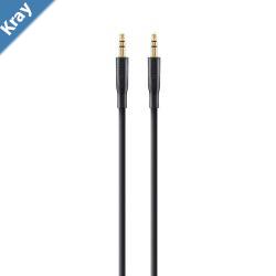 Belkin 3.5mm GoldPlated AUX Cable 2M  Black F3Y117bt2MSimple PlugandPlay ConnectivityPlay Music From Portable Media devices2 Years Warranty