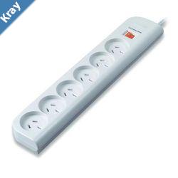 Belkin F9E600 6Outlet Economy Surge Protector with 2M Power Cord Tough impact resistant ABS plastic housing prevents scratches dents  rust2YR