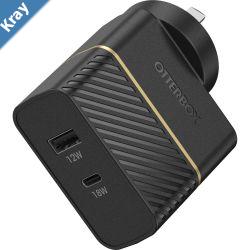 OtterBox 30W Dual Port Premium Fast PD Wall Charger  Black 78800291x USBA 12W 1x USBC 18WCompactUp to 3.6X faster charging TravelReady
