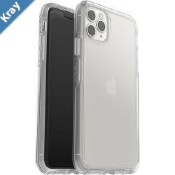 OtterBox Symmetry Clear Apple iPhone 11 Pro Max  iPhone Xs Max Case Clear  7762598 Antimicrobial DROP 3X Military Standard Raised Edges