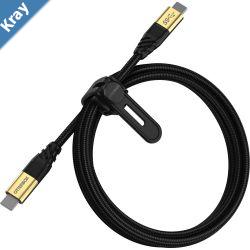 OtterBox USBC to USBC 3.2 Gen 1 Premium Cable 1.8M  Black7880212 100W10K BendSamsung GalaxyApple iPhoneiPadMacBookGoogleOPPOLaptop