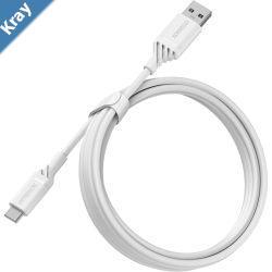 OtterBox USBC to USBA 2.0 Cable 2M  White 7852660 3 AMPS 60W 3K BendFlex Samsung Galaxy Apple iPhone iPad MacBook 2 Years Warranty