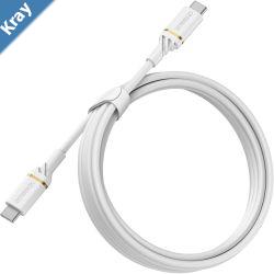 OtterBox USBC to USBC 2.0 PD Fast Charge Cable 2M  White 78526733 AMPS 60W Samsung Galaxy Apple iPhone iPad MacBook 2 Years Warranty