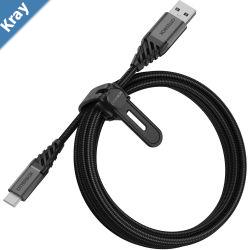 OtterBox USBC to USBA 2.0 Premium Cable 2M  Black 7852665 3 AMPS 60W 10K BendSamsung GalaxyApple iPhoneiPadMacBookGoogleOPPONokia