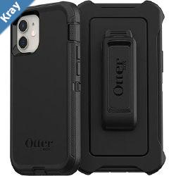 OtterBox Defender Apple iPhone 12 Mini Case Black  7765352 DROP 4X Military Standard MultiLayer Included Holster Raised Edges Rugged