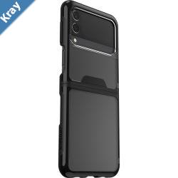 OtterBox Symmetry Flex Samsung Galaxy Z Flip3 5G 6.7 Case Black Crystal ClearBlack  7784199 Antimicrobial DROP 2X Military Standard