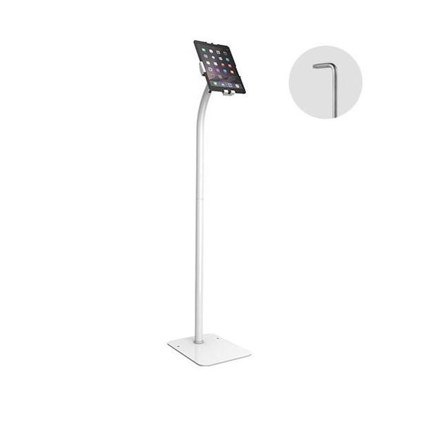 Brateck Universal AntiTheft tablet floor stand compatible with most 7.911 TabletsWhite