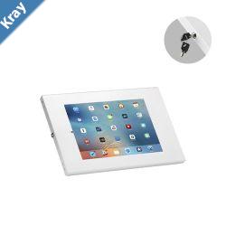 Brateck AntiTheft WallMounted Tablet Enclosure Fit most 9.7 to 11 tablets including iPad iPad Air iPad Pro White