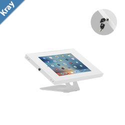 Brateck AntiTheft WallMountedCountertop Tablet Holder  Fit most 9.7 to 11 tablets iPad iPad Air iPad Pro  White