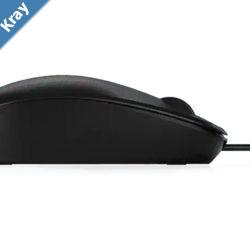HP 125 Wired Optical Mouse 1200 DPI USB for Desktop PC Laptop Notebook Black 265A9AA