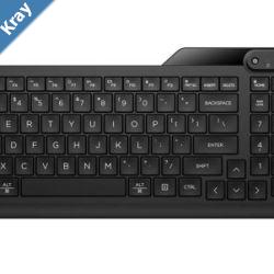 HP 475 DualMode Wireless Keyboard Bluetooth 5.3 Up to 24M Battery life USB TypeA port MultiOS Device Unifying Dongle Slim full numpad Black