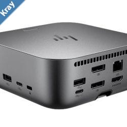 HP Dock G6 Thunderbolt 4 Ulltra Docking Station  280W Power Delivery 4xDisplays 2xDP 1xHDMI 4xUSBA 2xUSBC 1xTB4 2.5GbE RJ45 for HP WS 4J0G4AA