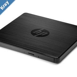 HP 8x Ultra Slim Portable External USB ODD DVDRW Burner ReWriter Drive No AC Adapter Required for PC MAC Notebook Laptop Computer