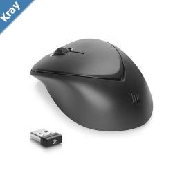 HP Premium Wireless Mouse 1600DPI HighPerfomance HyperFast Scroll SoftTouch fits LeftRight Hand Fingerprint Resistant Recharge USB Cable