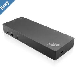 LENOVO ThinkPad Hybrid USBC with USBA Docking Station 135W 4K USBC 2xHDMI 2xDP 3xUSB3.1 2xUSB2.0 GLAN for ThinkBook ThinkPad X1 Carbon X1 Yoga