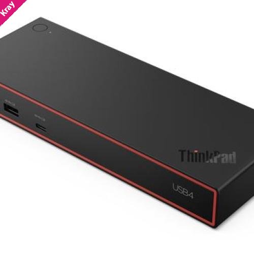 LENOVO ThinkPad USB4 Smart Dock 5000 with 135W Adapter 4xUSB-A 3.2 Gen 2 1x USB-C3.2 1x HDMI2.1 2xDP 1.4 RJ45 LAN 3YR WTY