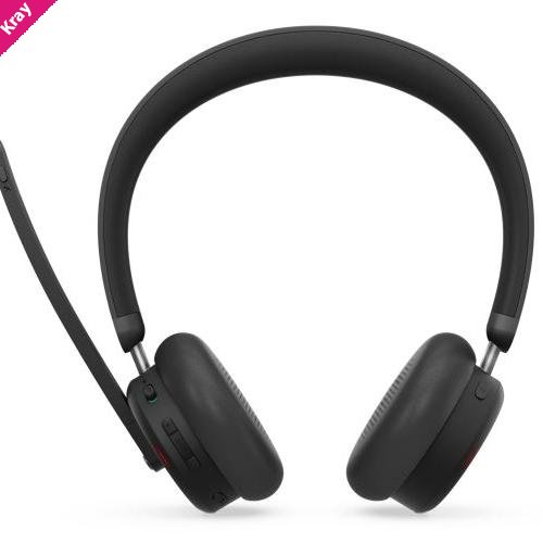 Lenovo Dual-Mode Wireless Hybrid ANC Headset 6550 (USB-C, Teams) Bluetooth 5.3 USB-C AI-powered LADM and LAFM software 3YR WTY