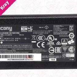 Power adaptor 19V/90W for Leader Visionary AIO SV270, Leader SCP6-C1 series (UMA),  5.5mm x 2.5mm,