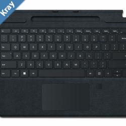 Microsoft Surface Pro 98X Signature Mechanical  Backlit Key Large Trackpad Cover  Black