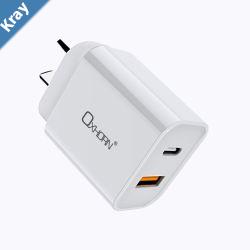 Oxhorn USB TypeC and TypeA 3.0 Quick Charge 20W Charger