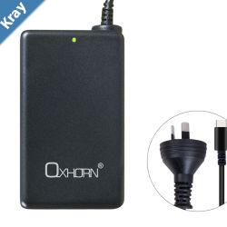 Oxhorn 65W AC Power Adapter USBC Charger Power Delivery for Lenovo HP Dell Asus USBC Laptop Tablet Mobile Builtin Power Supply Protection 2M Cable