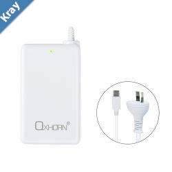 Oxhorn 65W AC Power Adapter USBC Charger Power Delivery for Lenovo HP Dell Asus USBC Laptop Tablet Mobile Builtin Power Supply Protection 2M Cable