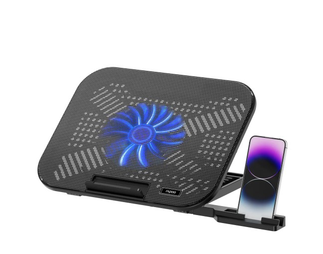 Rapoo Laptop Cooling Pad CF100. Black Rapoo Laptop Cooling Pad CF100. Black