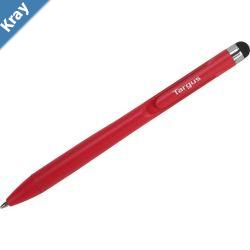 Targus Smooth Glide Pen with Rubber TipCompatible with All Touch Screen Surfaces Sketch Write on Tablet or SmartPhone  Red