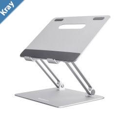 Simplecom CL520 Adjustable Aluminium Ergonomic Riser Stand for Laptop MacBook Adj 15cm Tilt 1017 4kg 0.9kg Airflow Antislip Silver. Simplecom CL520 Adjustable Aluminium Ergonomic Riser Stand for Laptop MacBook Adj 15cm Tilt 1017 4kg 0.9kg Airflow Antislip Silver.
