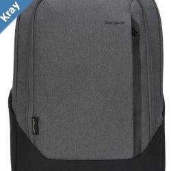 Targus 15.6 20L Cypress EcoSmart Large Backpack Laptop Notebook Tablet  Up to 15.6 Made with 26 Recycled Water Bottles Grey