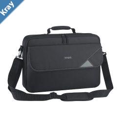 Targus 15.6 Intellect Bag Clamshell Laptop Case with Padded Laptop Compartment LaptopNotebook Bag  Black