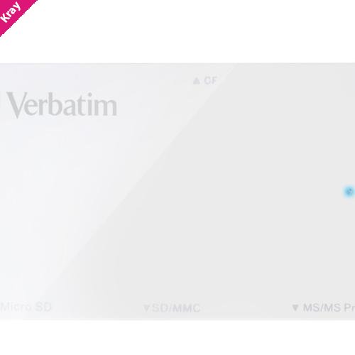 Verbatim USB 3.0 4in1 Card Reader - White
