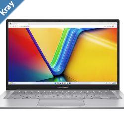 ASUS Vivobook X14 14 Intel I51334U 14.0 FHD 1920 x 1080 169 aspect ratio DDR4 8G8GON BD. 512G PCIEG4 Transparent Silver Win11 Home