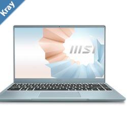 MSI Modern Series Notebook 14 FHD Raptor Lake i51335U DDR IV 8GB2 3200MHz 512GB SSD Windows11 Home Plus Iris Xe GraphicsLS