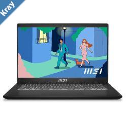 MSI Modern Series Notebook 14 FHD Raptor Lake i51334U DDR IV 8GB2 3200MHz 512GB SSD Windows11 Home Plus Iris Xe Graphics